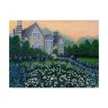 Trademark Fine Art Bonnie B Cook 'English Cottage Landscape' Canvas Art, 35x47 ALI39400-C3547GG